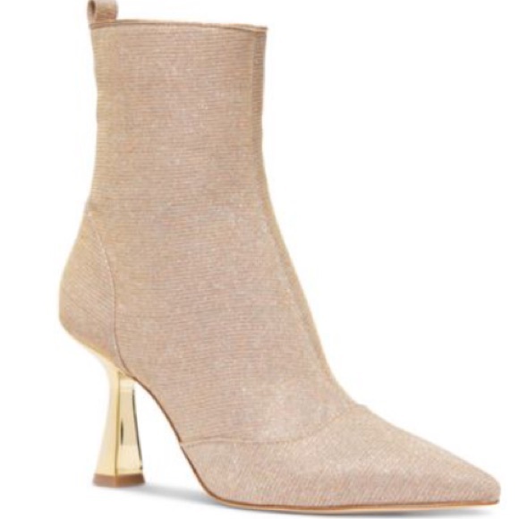 Michael Kors Women's Clara Side-Zip Pointed-Toe Heeled Dress Booties - Picture 2 of 8